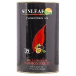 Чай черный, Sunleaf (Санлиф) 75 г №1 с маракуйей жестяная банка